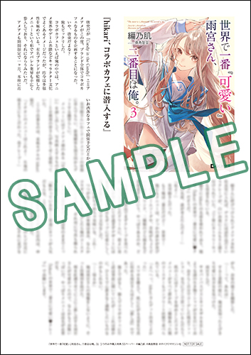 雨枕ニ期　連動購入特典小冊子　SSペーパー　セット GCN文庫1月刊「世界で一番『可愛い』雨宮さん、二番目は俺。3」特典