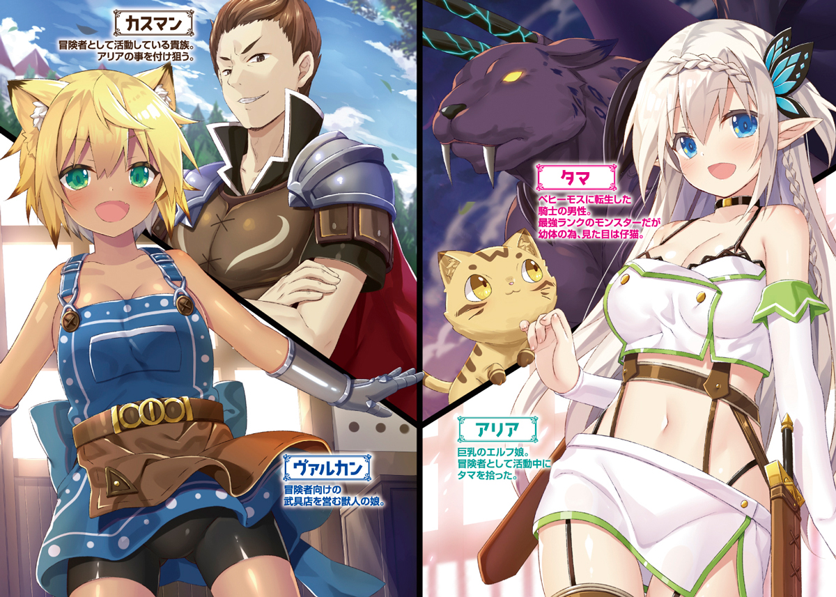 Sランクモンスターの ベヒーモス だけど 猫と間違われてエルフ娘の騎士 ペット として暮らしてます １ 夢をつかむ 次世代型ノベルレーベル